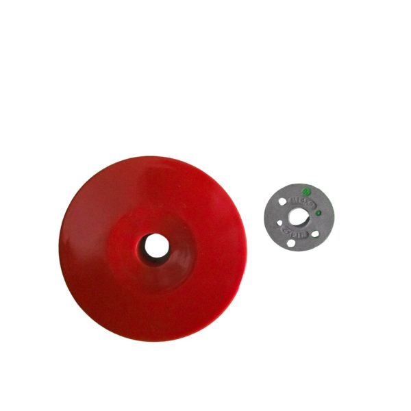 125mm Red Backing Pad for Fibre Sanding Disc 5pack - Image 2